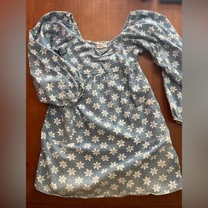 Wrangler x Billabong Floral Denim Dress